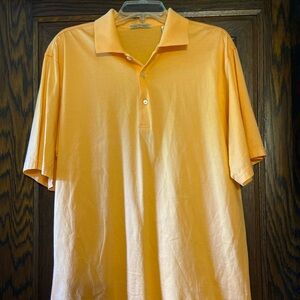 Peter Millar 100% cotton orange polo